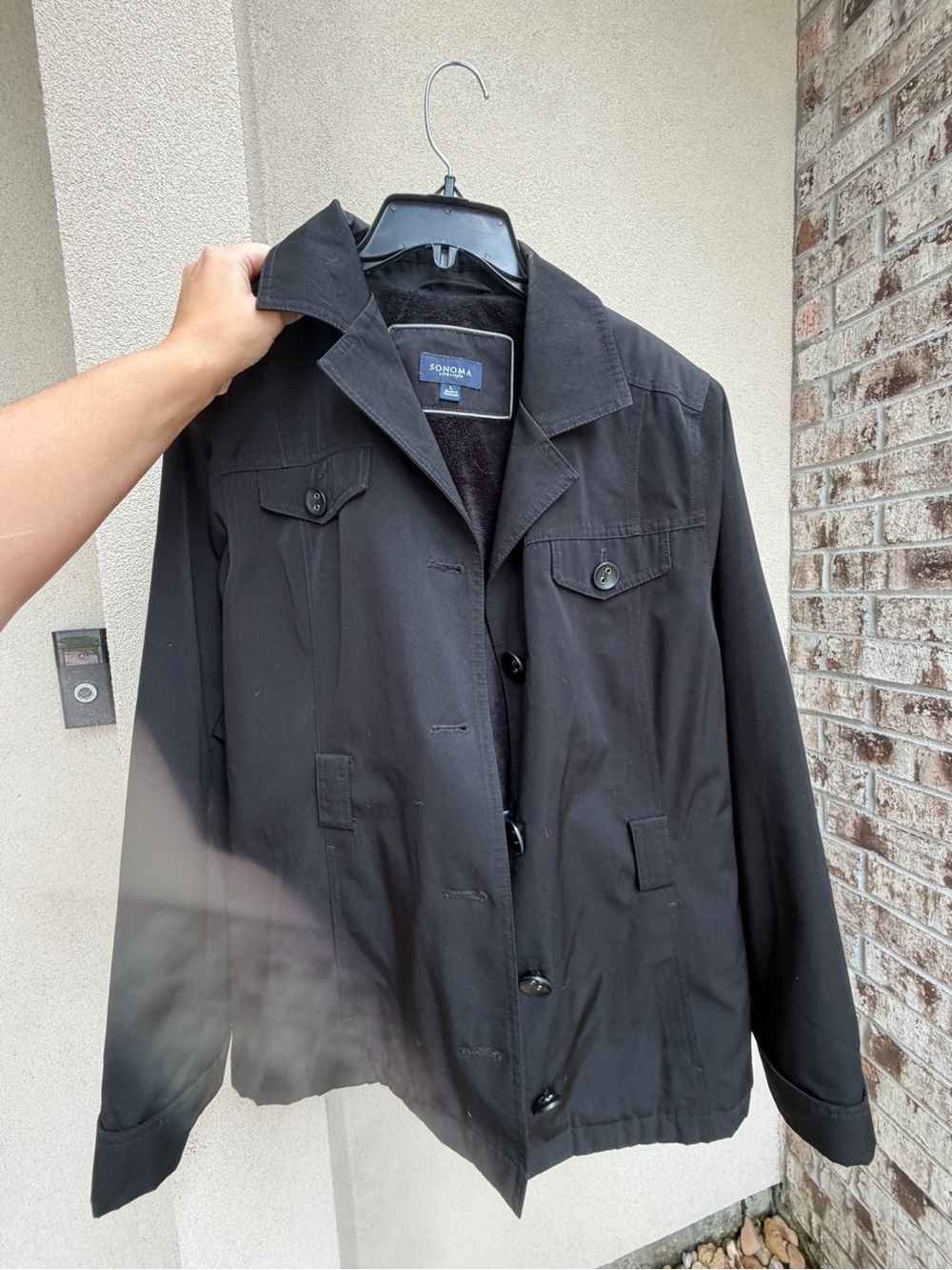 SONOMA Black Women’s Button-Front Jacket